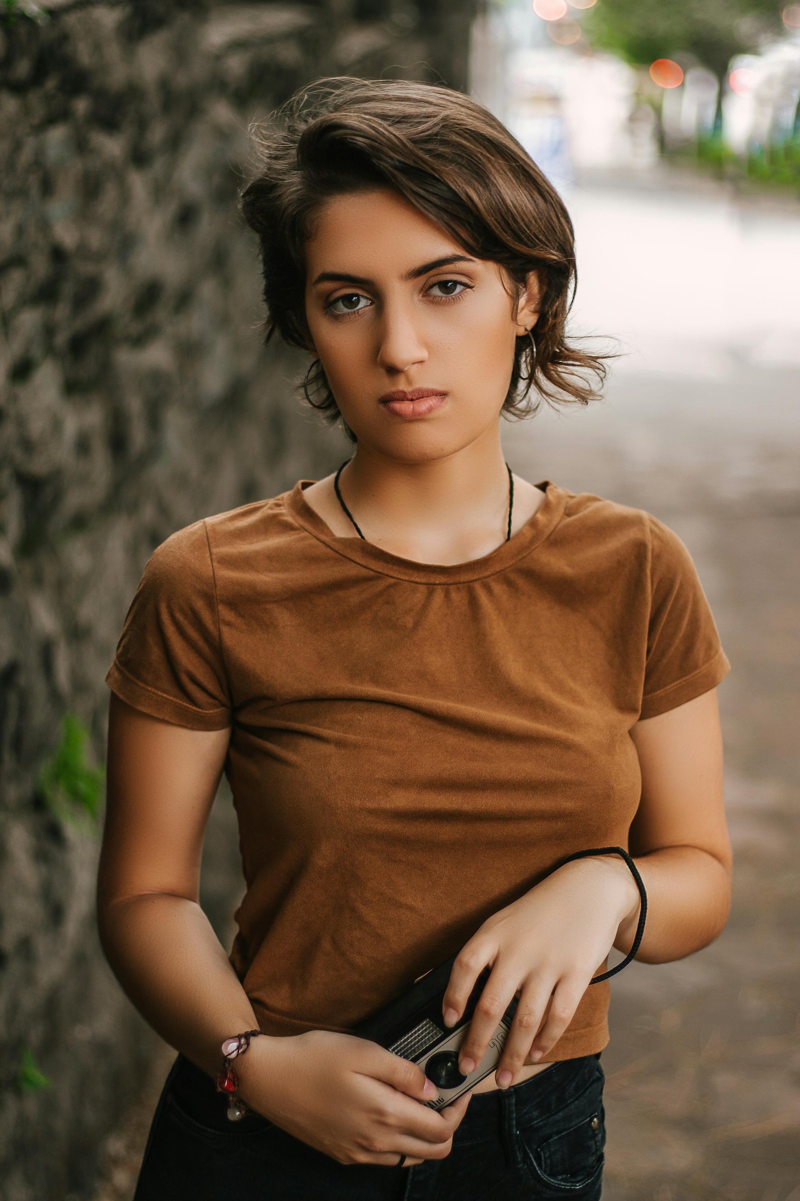 A female client image for testimonial